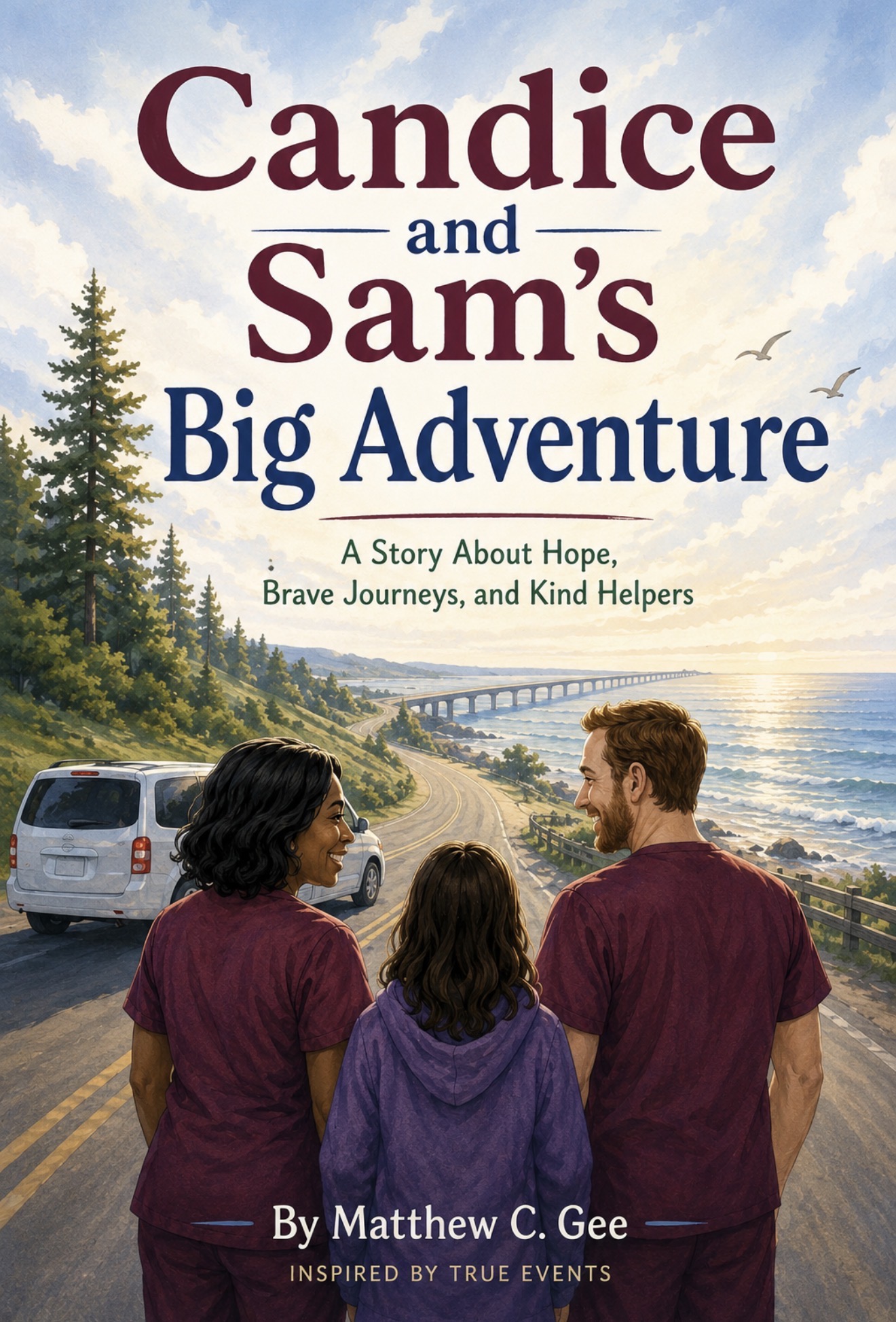 Cover of Candice and Sam's Big Adventure: A Story About Hope, Brave Journeys, and Kind Helpers by Matthew C. Gee